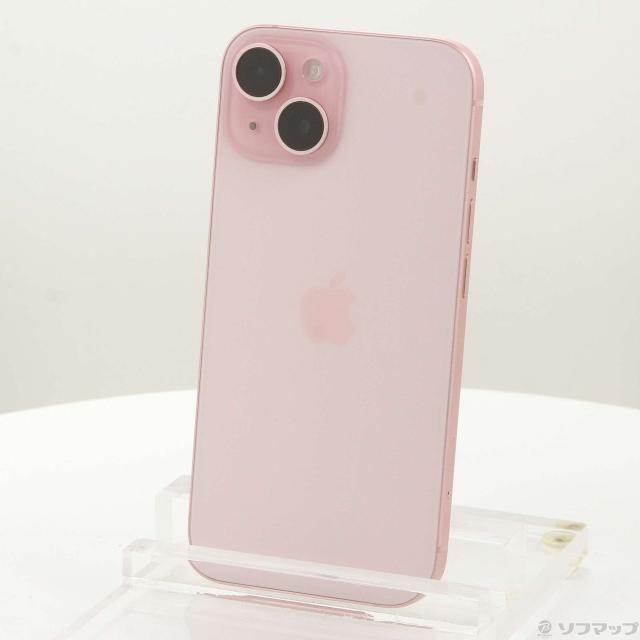 (中古)Apple iPhone15 256GB ピンク MTMP3J/A SIMフリー(251-ud)