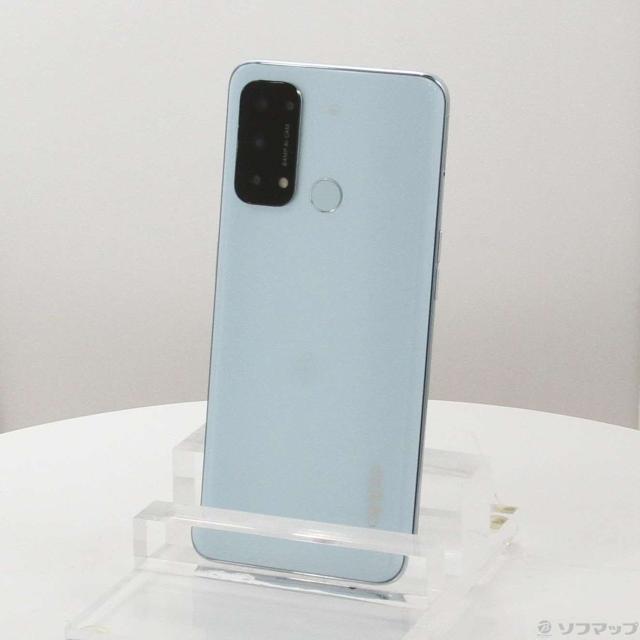 (中古)OPPO OPPO Reno5 A 128GB アイスブルー A101OP Y!mobile SIMフリー(295-ud)