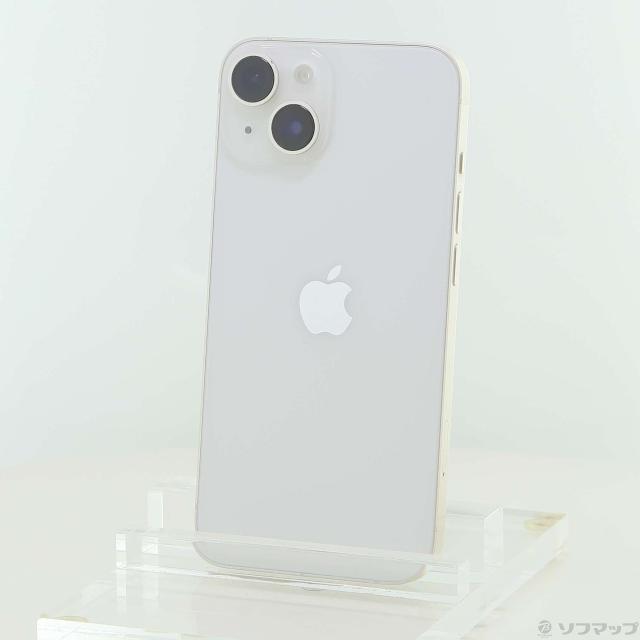 (中古)Apple iPhone14 256GB スターライト MPW33J/A SIMフリー(269-ud)
