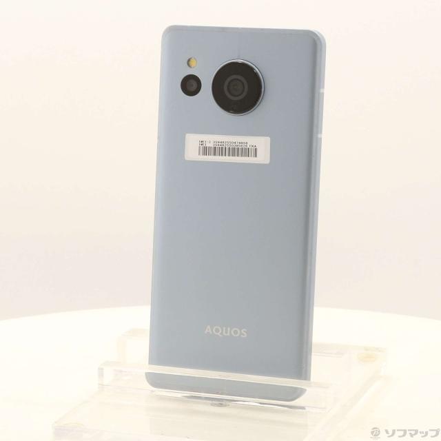 (中古)SHARP AQUOS sense7 128GB ブルー SH-M24-A SIMフリー(305-ud)