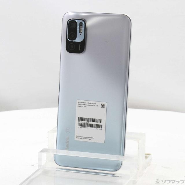 (中古)Xiaomi Redmi Note 10 JE 64GB クロームシルバー XIG02 au SIMフリー(368-ud)