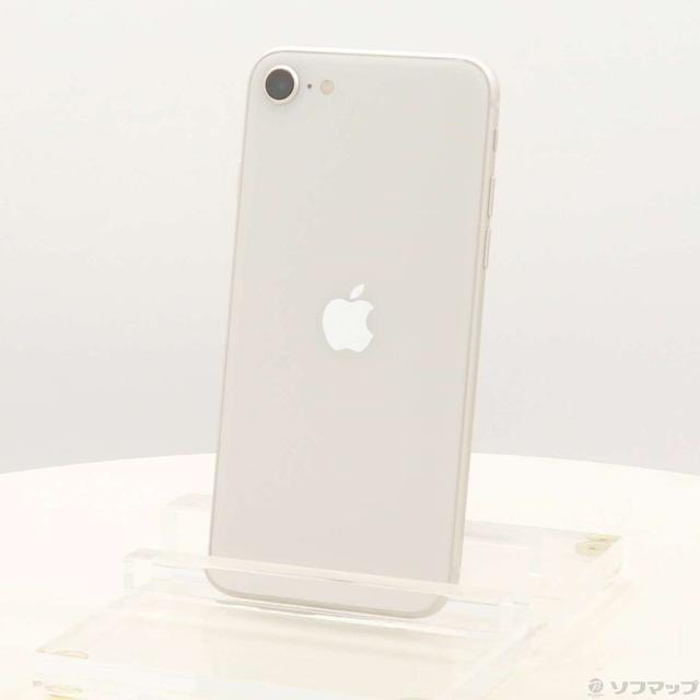 (中古)Apple iPhone SE 第3世代 64GB スターライト MMYD3J/A SIMフリー(269-ud)
