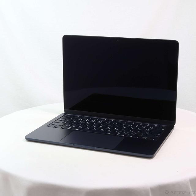 (中古)Apple MacBook Air 13.6-inch Mid-2022 MLY33J/A Apple M2 8コアCPU_8コアGPU 8GB SSD256GB ミッドナイト (26.3 Tahoe)(305-ud)