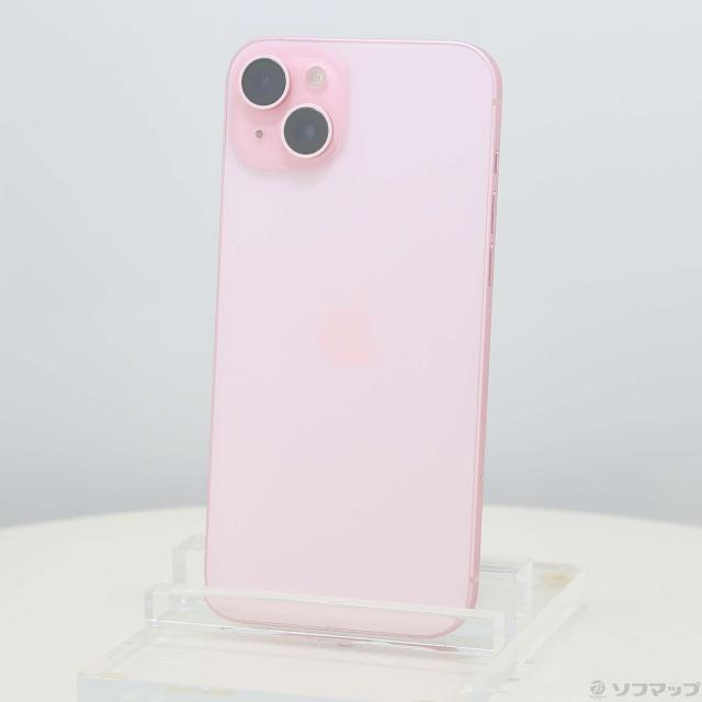 (中古)Apple iPhone15 Plus 256GB ピンク MU0H3J/A SIMフリー(262-ud)