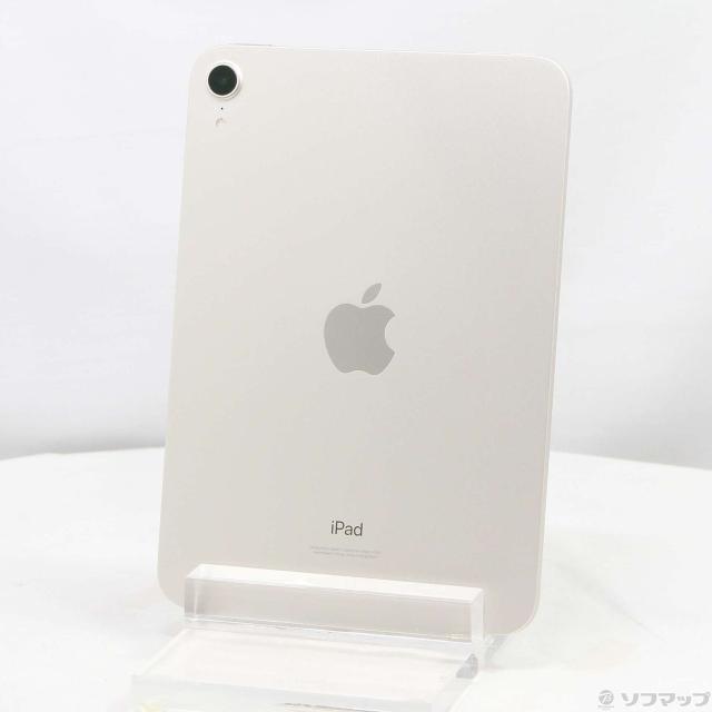 中古)Apple iPad mini 第6世代 256GB スターライト MK7V3J/A Wi-Fi(349 