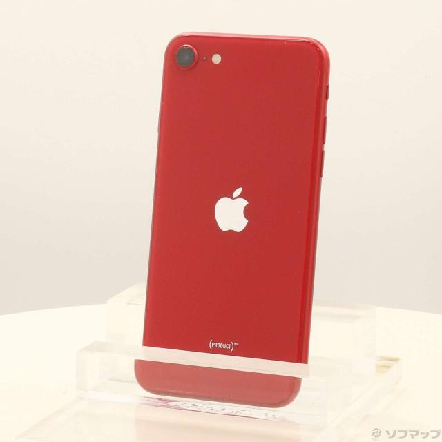(中古)Apple iPhone SE 第2世代 256GB プロダクトレッド MXVV2J/A SIMフリー(258-ud)
