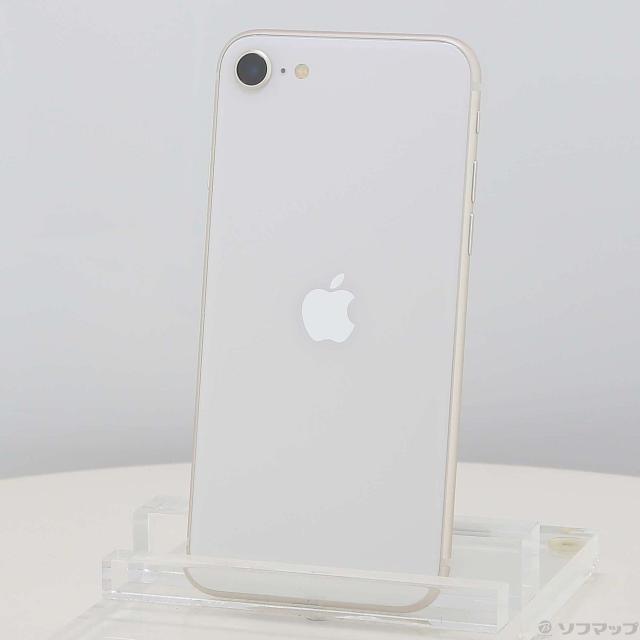 中古)Apple iPhone SE 第3世代 64GB スターライト MMYD3J/A SIMフリー
