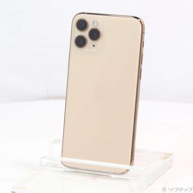 中古)Apple iPhone11 Pro 64GB ゴールド MWC52J/A SIMフリー(247-ud