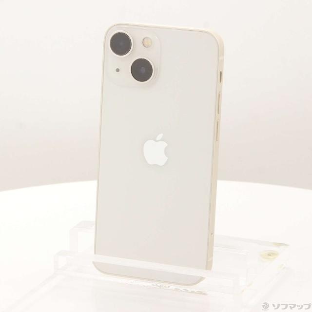 中古)Apple iPhone13 mini 256GB スターライト MLJK3J/A SIMフリー(247 