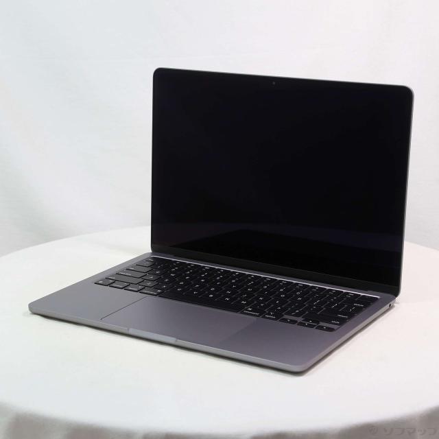 (中古)Apple MacBook Air 13.6-inch Mid-2022 MLXX3J/A Apple M2 8コアCPU_10コアGPU 8GB SSD512GB スペースグレイ (26.3 Tahoe)(368-ud)