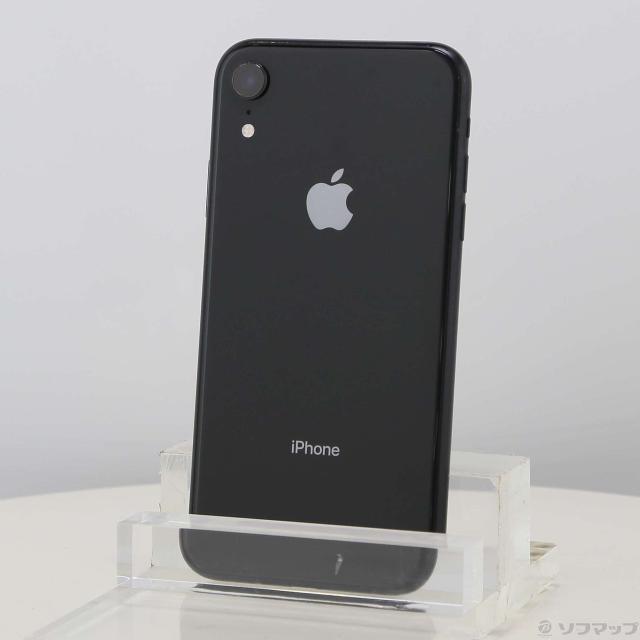 (中古)Apple iPhoneXR 64GB ブラック MT002J/A SoftBank(377-ud)