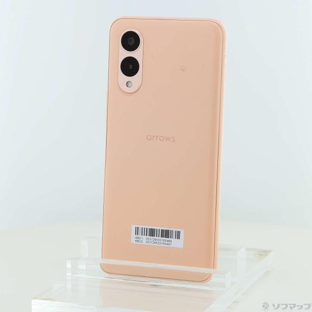 (中古)FCNT arrows We2 64GB ライトオレンジ FCG02 auロック解除SIMフリー(276-ud)