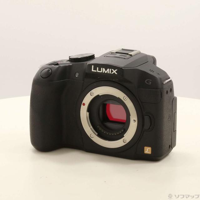 (中古)Panasonic LUMIX DMC-G6-K ボディ (1605万画素/ブラック/SDXC)(262-ud)
