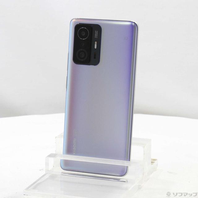 (中古)XIAOMI Xiaomi 11T Pro 128GB セレスティアルブルー 2107113SR SIMフリー(368-ud)
