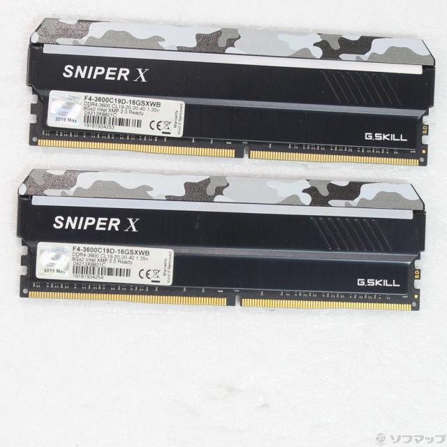 (中古)GSKILL F4-3600C19D-16GSXWB(377-ud)