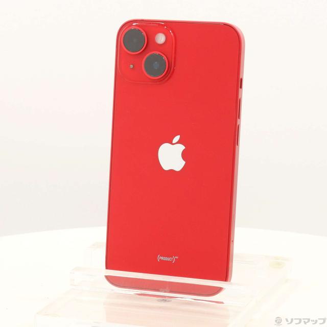 (中古)Apple iPhone14 256GB プロダクトレッド MPWG3J/A SIMフリー(247-ud)