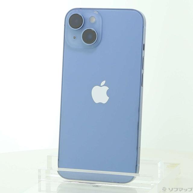 (中古)Apple iPhone14 128GB ブルー MPVJ3J/A SIMフリー(247-ud)
