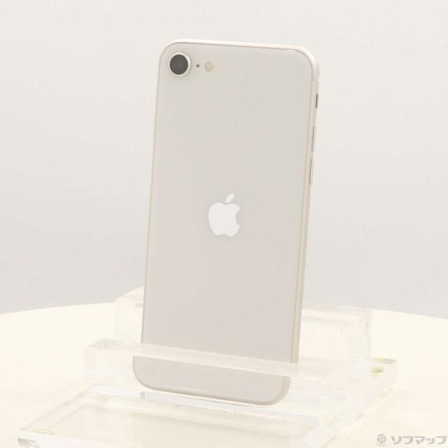 中古)Apple iPhone SE 第3世代 64GB スターライト MMYD3J/A SIMフリー 