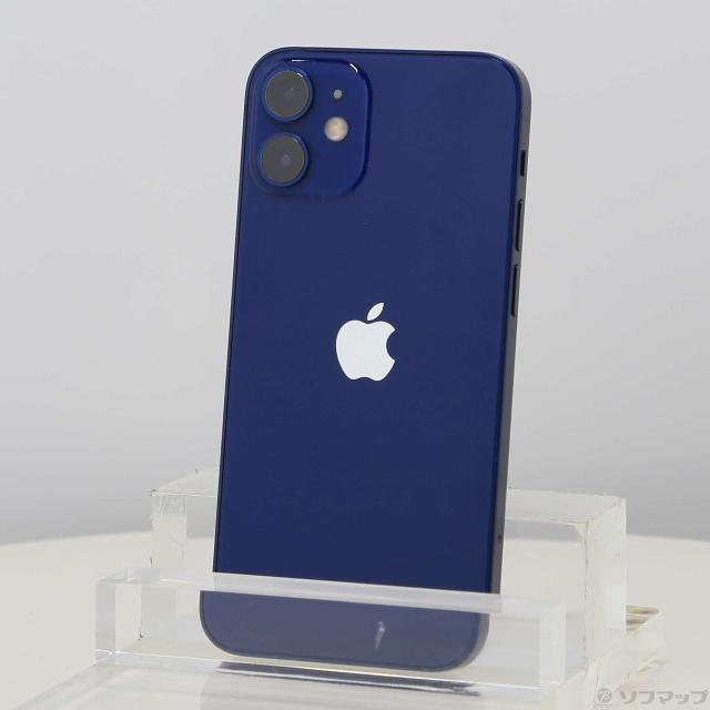 (中古)Apple iPhone12 mini 64GB ブルー MGAP3J/A SIMフリー(258-ud)