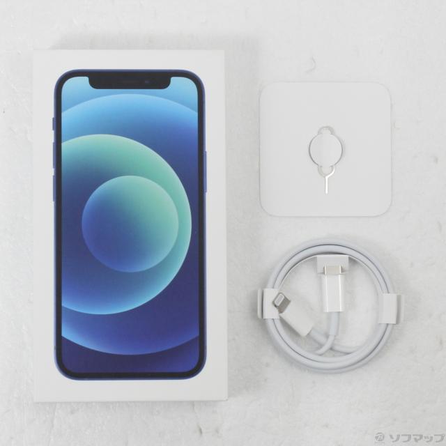 (中古)Apple iPhone12 mini 64GB ブルー MGAP3J/A SIMフリー(258-ud)_4