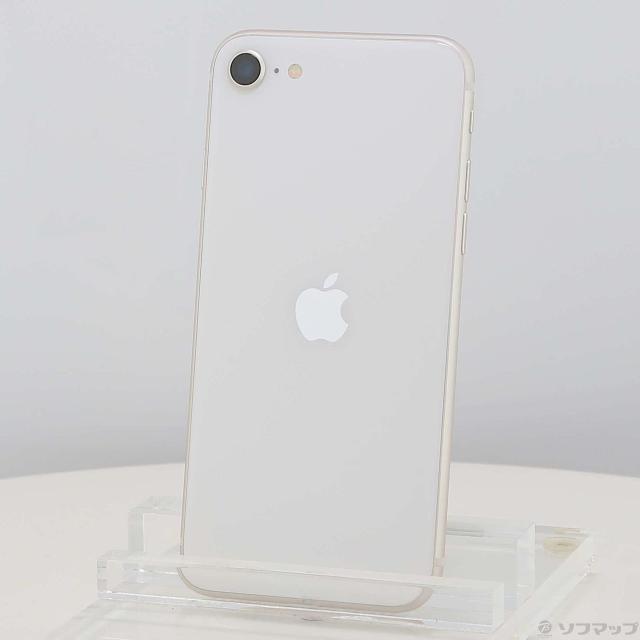 中古)Apple iPhone SE 第3世代 64GB スターライト MMYD3J/A SIMフリー 