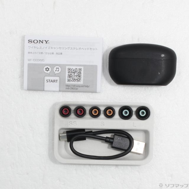 (中古)SONY WF-1000XM5 ブラック(258-ud)_4