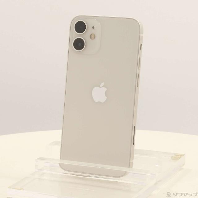 (中古)Apple iPhone12 mini 128GB ホワイト MGDM3J/A SoftBank(297-ud)