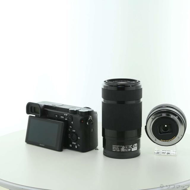 中古)SONY α6400 ILCE-6400Y ダブルズームレンズキット ブラック(258 新品 SONY α6400 ダブルズームキット ブラック
