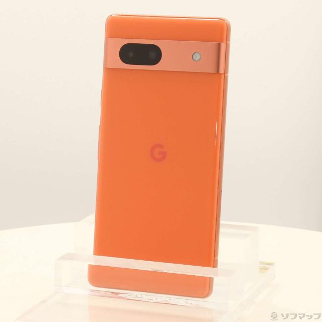中古)GOOGLE Google Pixel 7a 128GB コーラル GA04438-JP SIMフリー 