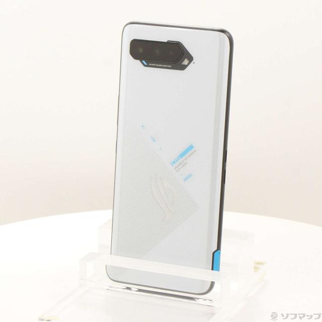 (中古)ASUS ROG Phone 5 256GB ストームホワイト ZS673KS-WH256R12 SIMフリー(377-ud)