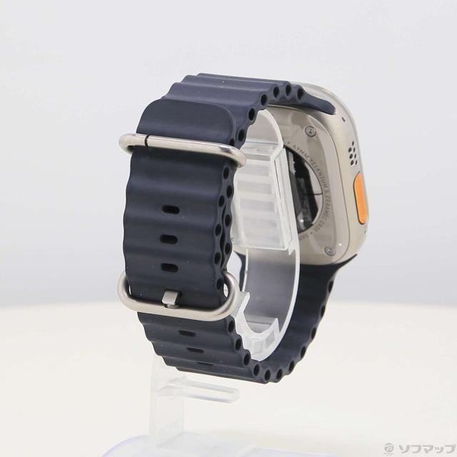 (中古)Apple Apple Watch Ultra GPS + Cellular 49mm チタニウムケース ミッドナイトオーシャンバンド(377-ud)_2