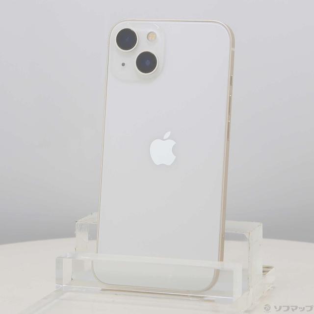 (中古)Apple iPhone13 128GB スターライト MLND3J/A SIMフリー(258-ud)