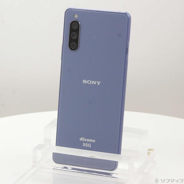 (中古)SONY Xperia 10 III 128GB ブルー SO-52B docomoロック解除SIMフリー(269-ud)