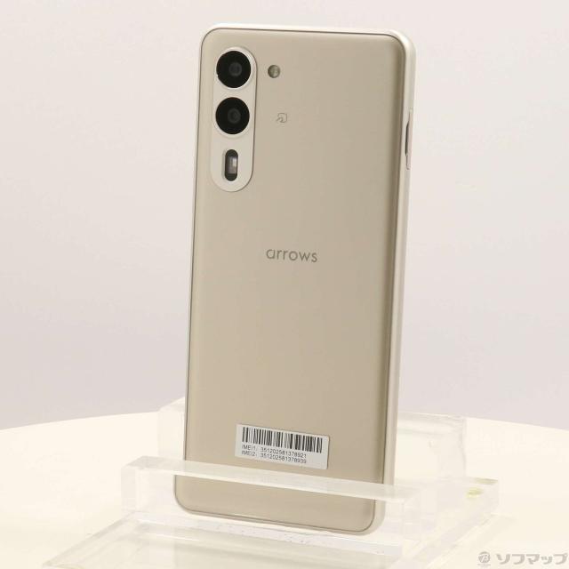 (中古)FCNT arrows We2 Plus 256GB シャンパンシルバー M06 楽天 SIMフリー(377-ud)