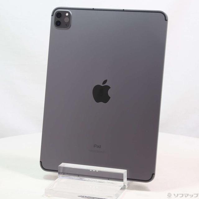 (中古)Apple iPad Pro 11インチ 第3世代 128GB スペースグレイ MHW53J/A SIMフリー(305-ud)