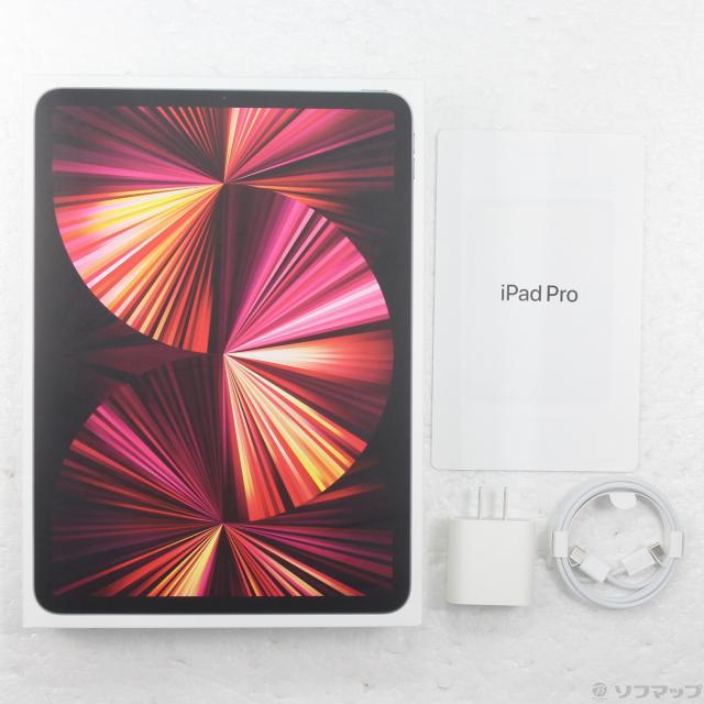(中古)Apple iPad Pro 11インチ 第3世代 128GB スペースグレイ MHW53J/A SIMフリー(305-ud)_4