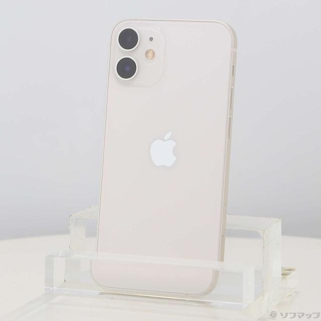 (中古)Apple iPhone12 mini 64GB ホワイト MGA63J/A SIMフリー(262-ud)