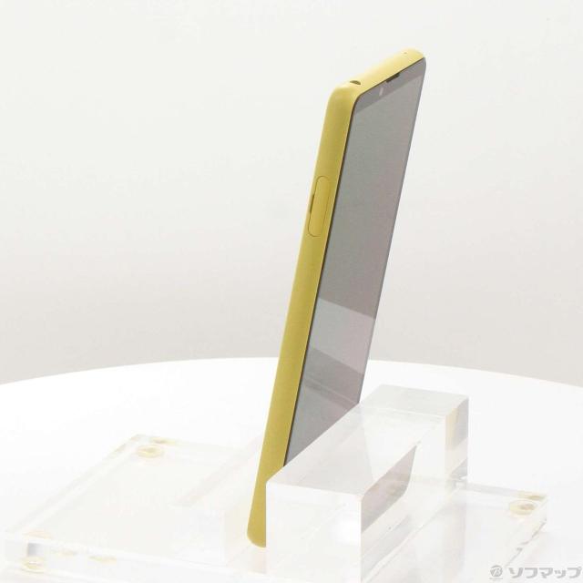 (中古)SONY Xperia 10 III 128GB イエロー SO-52B docomoロック解除SIMフリー(198-ud)_1