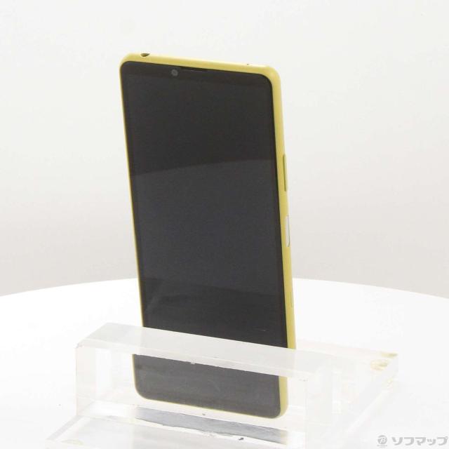 (中古)SONY Xperia 10 III 128GB イエロー SO-52B docomoロック解除SIMフリー(198-ud)_2