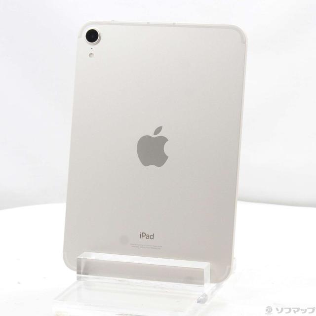 (中古)Apple iPad mini 第6世代 256GB スターライト MK8H3J/A SIMフリー(371-ud)