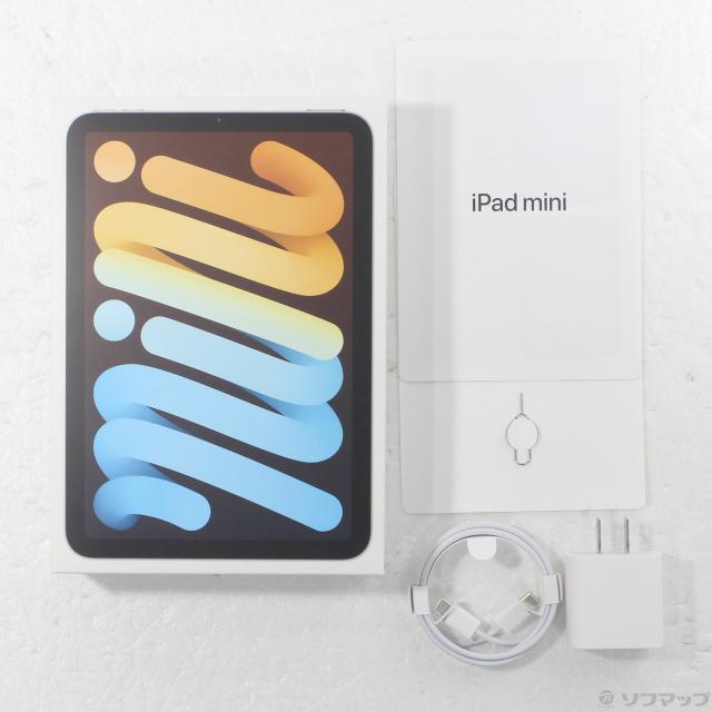 (中古)Apple iPad mini 第6世代 256GB スターライト MK8H3J/A SIMフリー(371-ud)_4