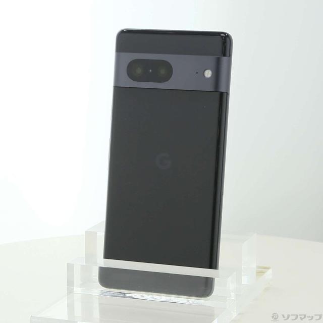 (中古)GOOGLE Google Pixel 7 128GB オブシディアン GA03923 au SIMフリー (ネットワーク利用制限▲)(262-ud)