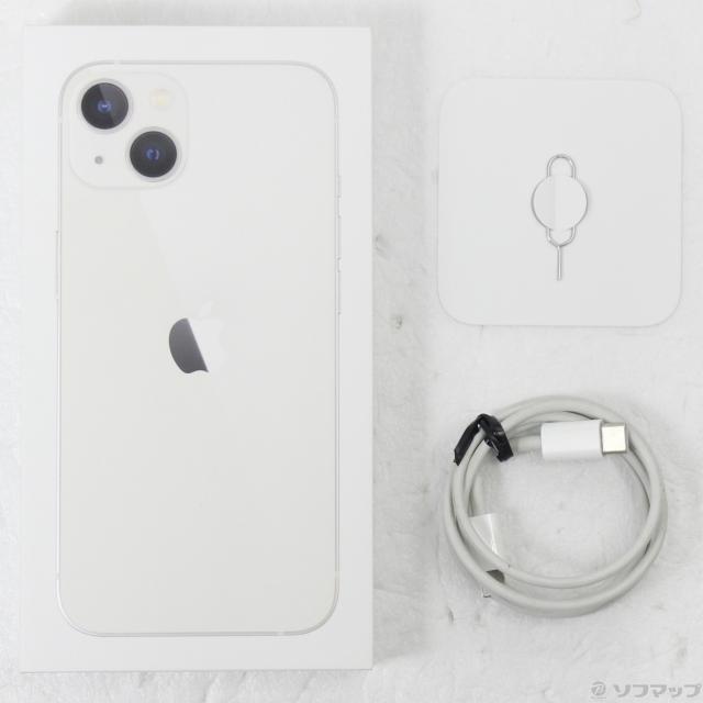 (中古)Apple iPhone13 128GB スターライト MLND3J/A SIMフリー(262-ud)_4