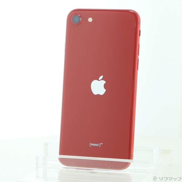 中古)Apple iPhone SE 第3世代 64GB プロダクトレッド MMYE3J/A SIM