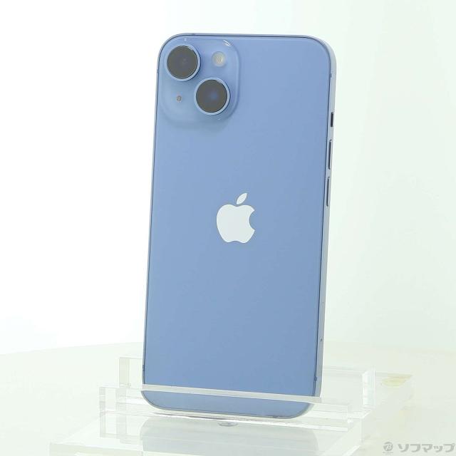 (中古)Apple iPhone14 128GB ブルー MPVJ3J/A SIMフリー(247-ud)