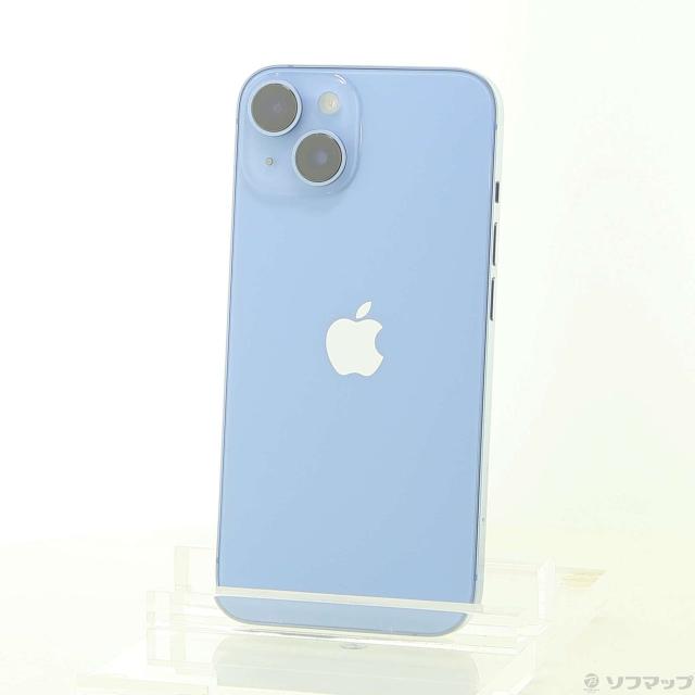 (中古)Apple iPhone14 128GB ブルー MPVJ3J/A SIMフリー(262-ud)