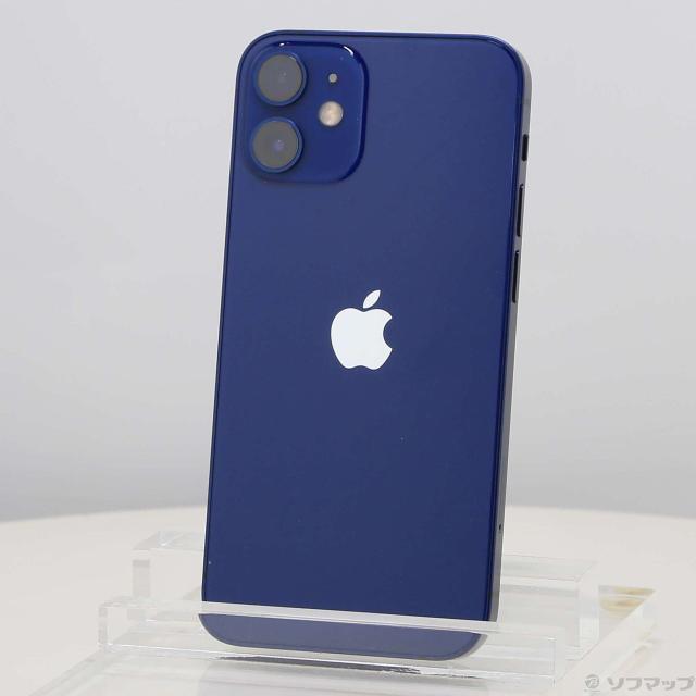 (中古)Apple iPhone12 mini 64GB ブルー MGAP3J/A SIMフリー(247-ud)