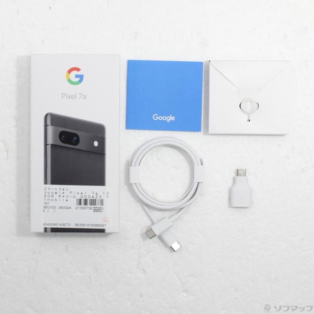 (中古)GOOGLE Google Pixel 7a 128GB チャコール GOSAZ3 Y!mobile SIMフリー(198-ud)_4