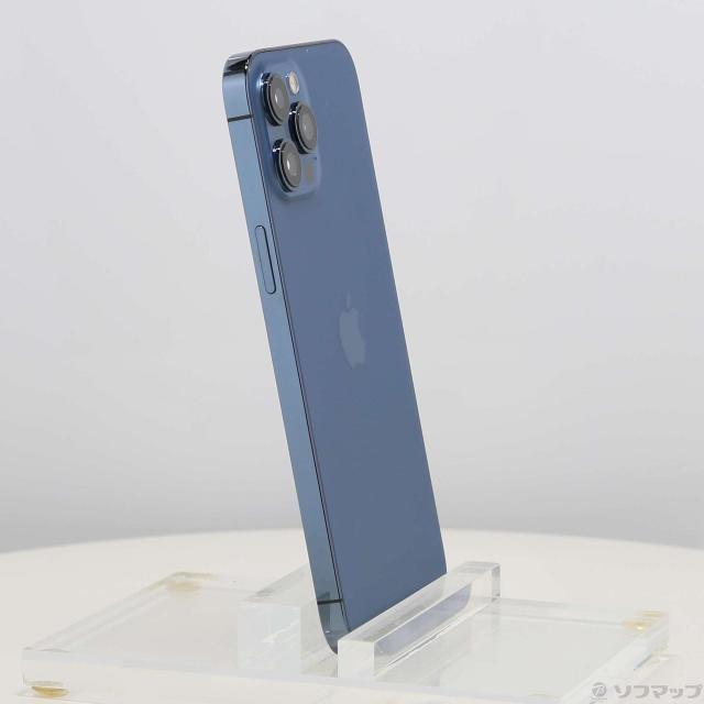 (中古)Apple iPhone12 Pro Max 256GB パシフィックブルー MGD23J/A SIMフリー(352-ud)