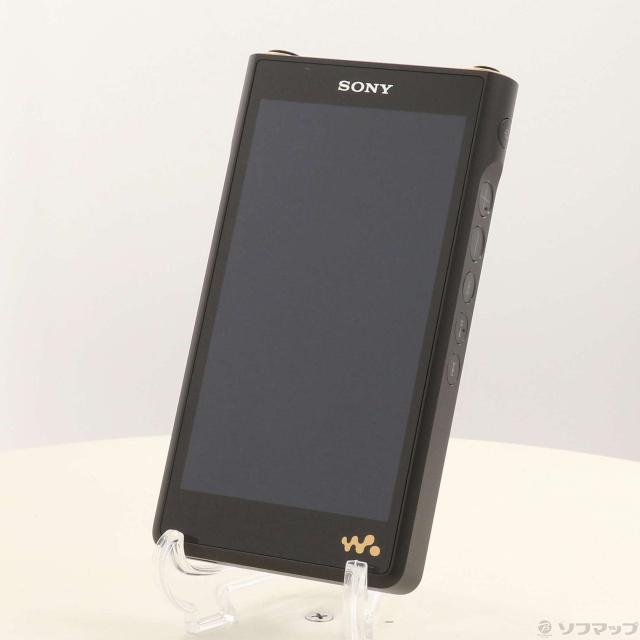 (中古)SONY WALKMAN WM1AM2 メモリ128GB+microSD ブラック NW-WM1AM2(348-ud)